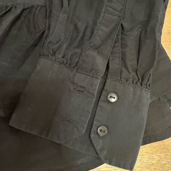 Zara Women’s Black Embroidered Blouse Medium - Picture 4 of 9